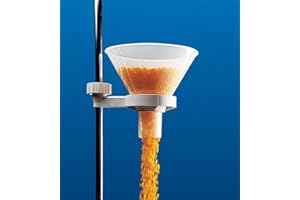 Globe Scientific 600170-2 Polypropylene Powder Funnel, 150mm Funnel Size, 150mm Top Diameter (Pack of 2)