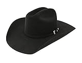 Resistol Men's Black Gold Hat, Black, 6 7/8