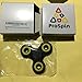 PROSPIN Black Tri-Spinner with 3 Yellow Ceramic Bearing Spinner Fidget Toy ADHD EDC Stress Reducer Focus Toy for Hand Killing Time Non-3D printed