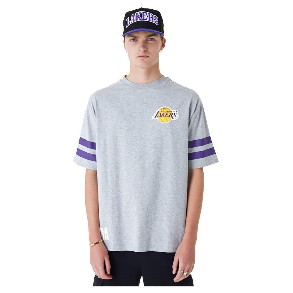 New Era Oversize Shirt - Backprint Los Angeles Dodgers - S Grey