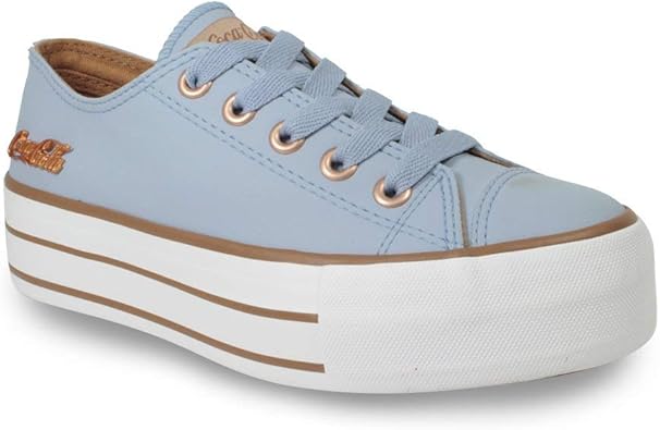 tenis flatform coca cola