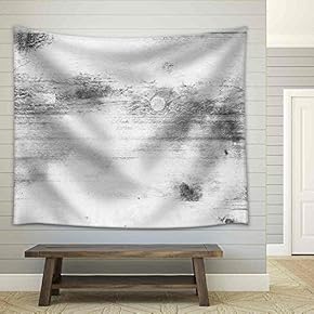 Black and White Wooden Background. Illustration of Natural Wood - Fabric Wall Tapestry Home Decor - 51x60 inches