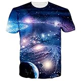 NEWISTAR Unisex 3d Printed Summer Casual Short Sleeve T Shirts Tees