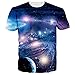 NEWISTAR Unisex 3d Printed Summer Casual Short Sleeve T Shirts Tees