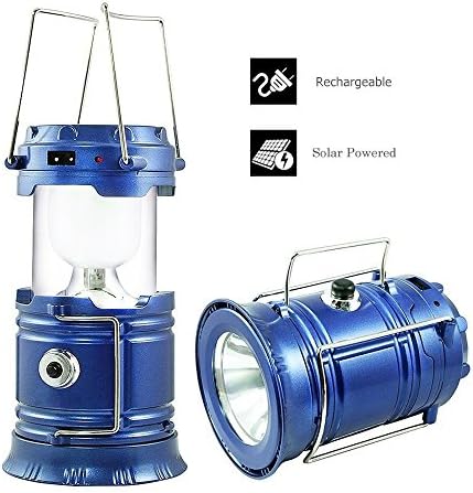 Yale Naedw Solar Camping Lantern Led, Lantern Flashlight, Collapsible Rechargeable Lantern Lights Ultra Bright For Outdoor, Emergency, Hurricane, Hiking, Fishing, Tent [2 Pack]