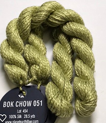 PLANET EARTH FIBER-SILK-COLOR-051-BOK CHOY-THIS LISTING IS FOR 2 SKEINS