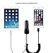 Car Charger with Cable for iPhone 6 / 6S Plus / 8 / x / 7/7 Plus / 5s / 5c / 5,iPad Air 2