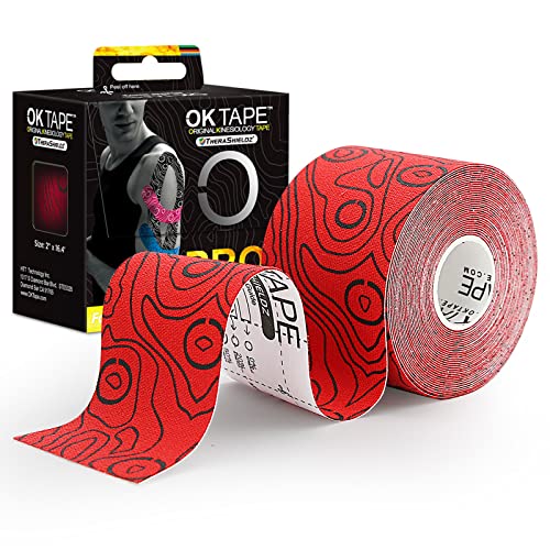 OK TAPE PRO Kinesiology Tape, 2inch x Long Roll 16ft Free Cut Tape