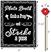 Birthday Photo Booth Props - 41-pc Kit with 8 x 10-Inch Sign, 60 Adhesive Pads, 45 Sticks