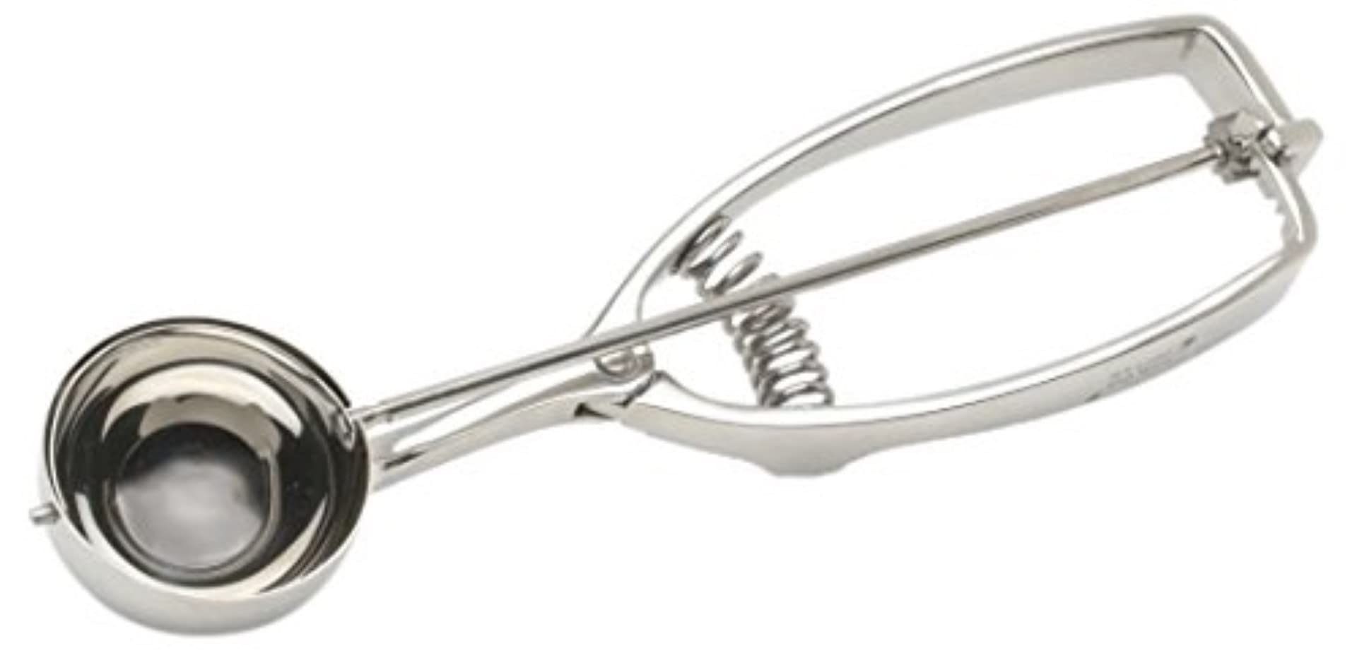 Genware G12 Stainless Steel Ice Cream Portioner with Spring Loaded Handle, 12 Size