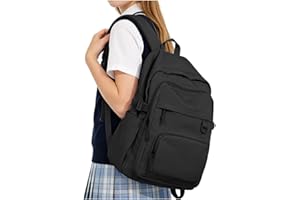 bluterm School Backpack for Women Men College High School Bag for Boys Girls Lightweight Casual Daypack Laptop Backpack