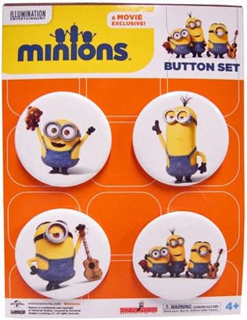 Amazon ミニオン 缶バッチセット1 k ミニオンズ 怪盗グルーのミニオン危機一髪 グッズ インポート キャラクター おもちゃ おもちゃ