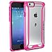 iPhone 6S Case, POETIC Affinity Series [Premium Thin]/No Bulk/Protection where its needed/Clear/Dual Material Protective Bumper Case for Apple iPhone 6S /iPhone 6 (Pink/Clear)