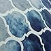CaliTime Cushion Covers Cushion Cover Pack of 2 Cosy Cushion Covers for Couch Bed Sofa Hand Painted Colourful Geometric Grid Chain Print 45 cm x 45 cm Main Grey Navy Blue
