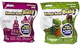 Kinetic Sand Build 2-Pound Play Pack (1 lb Green, 1 lb Pink)