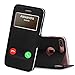 FYY Case for iPhone 7 Plus/8 Plus, Magnetic Flip Phone Case Stand Protective Cover with Window View Function for Apple iPhone 7 Plus/8 Plus 5.5