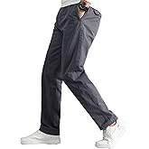 AIFARLD Mens Cargo Pants Elastic Waist Pants Sport Jogger Long Trousers for Hiking Fishing Running Workout