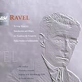 Disco de Maurice Ravel: «Ravel: String Quartet / Introduction and Allegro / Le Tombeau de Couperin / Valses Nobles et Sentimentales» (Anverso) Disco de Maurice Ravel: «Ravel: String Quartet / Introduction and Allegro / Le Tombeau de Couperin / Valses Nobles et Sentimentales» (Anverso)