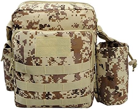 Pouch Tactical Outdoor Tactical Military Camping Hiking Shoulder Bag With Water Bottle Pouch Pouch Tools (Sand)