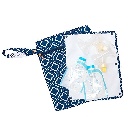 Sarah Wells Pumparoo Wet/Dry Bag for Breast Pump Parts (Navy) Pricepulse