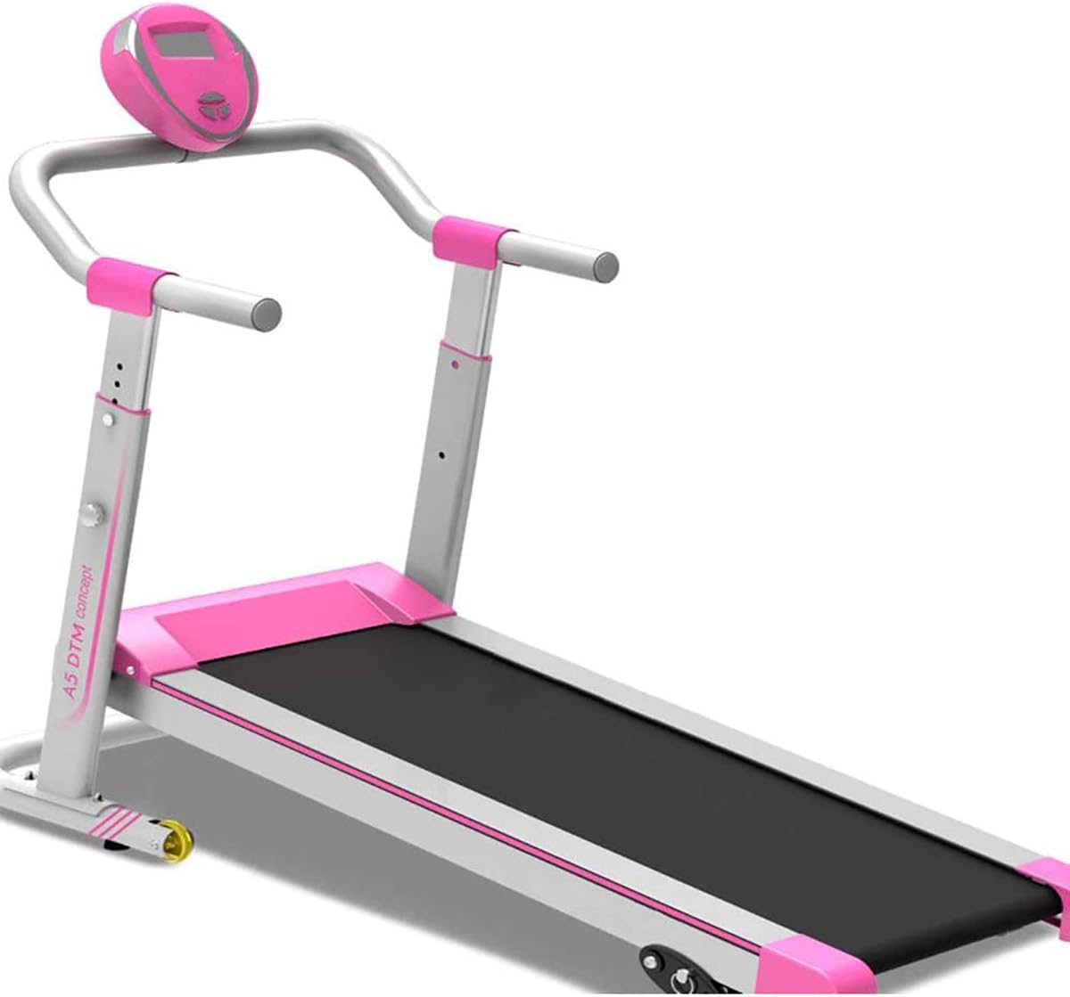 Mechanical Treadmill Walking Jogging Machine Folding Shock Running Home Gym Workout Fitness Under, Desk Treadmills 160kg Max Weight