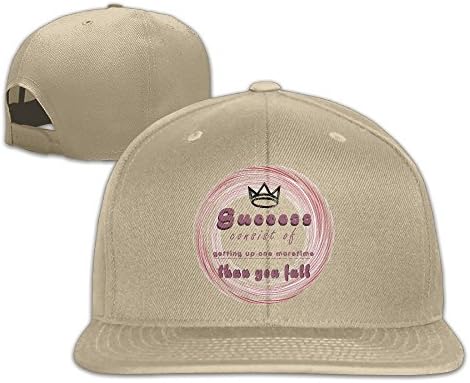 Personalize Sports Hat Success Consist Of Getting Up One More Time Than You Fall Stylish Durable Outdoor Unisex