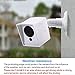 Frienda Silicone Cover Protective Skin for Wyze Cam 1080p Camera and iSmart Alarm Spot Camera, White Outdoor Cover with 360 Degree Wall Mount, Protect from Rain/Dust/UV (Camera Not Included)