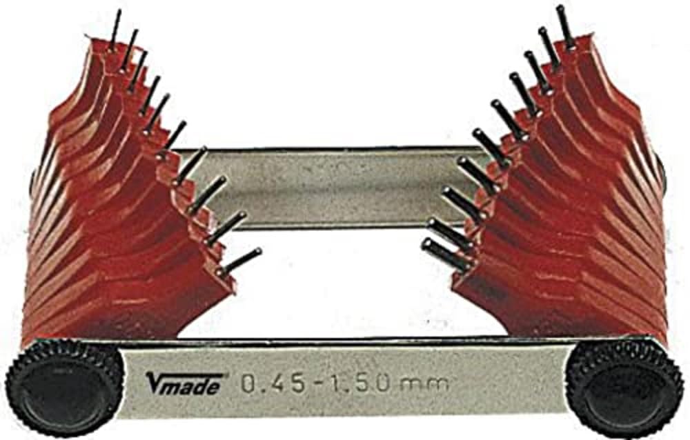 VOGEL 472201 - Juego calibres para inyectores - Pasos 0,45-1,5 mm