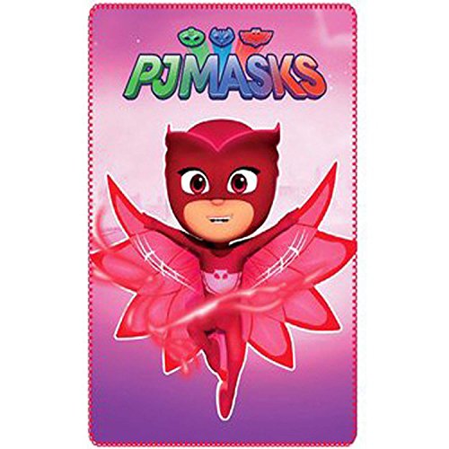 Pj Masks PJ Masks Kids Girls Owlette Soft Fleece Blanket Team Logo New