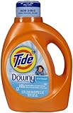 Tide Plus a touch of Downy Liquid Laundry Detergent, Clean Breeze - 92 oz