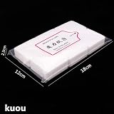 Kuou 300 Pcs Lint Free Nail Wipes Pads Nail Art Absorbent Remover view 2