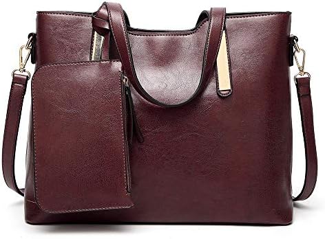 Vnlig Shoulder Bag Portable Messenger Bag Korean Version of The New Leather Handbags Fashion Wild Bag YNIQUE Handbag Ladies Handbag (color : BROWN)