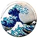 Buttonsmith Hokusai 4 Magnet Set - Set of 4 1.25