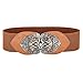 Women Vintage Waist Belt Plus Size Belts Orange Size XL CL0414-5