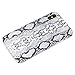 Lartin Jellybean Gel Case for iPhone Xs & iPhone X (Cool Snakeskin)