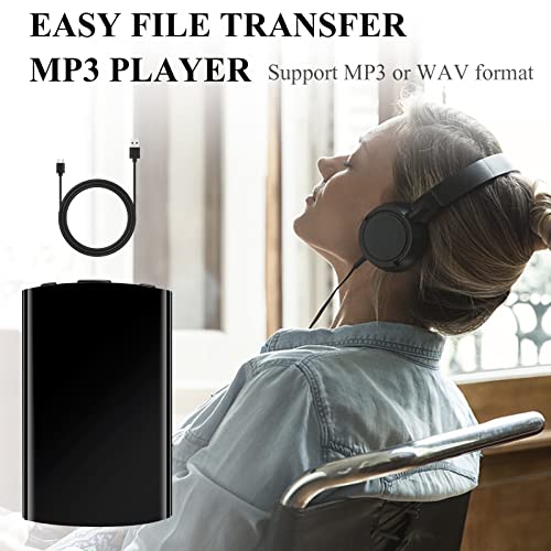 Voice Activated Recorder,EOVAS 64 GB Digital Voice Audio Recorder Recording Device with Playback Mini Tape Dictaphone USB MP3 Mic 750 Hour Capacity 40-Hour Battery for Lecture Interview Meeting Class