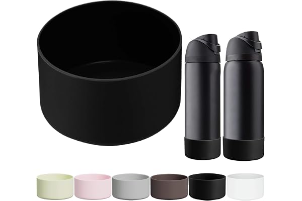 Zizga 1PC Silicone Water Bottle Boot for Owala 24oz 32oz 40oz, Anti-Slip Protective Sleeve Bottom Cover Protector for Stainle
