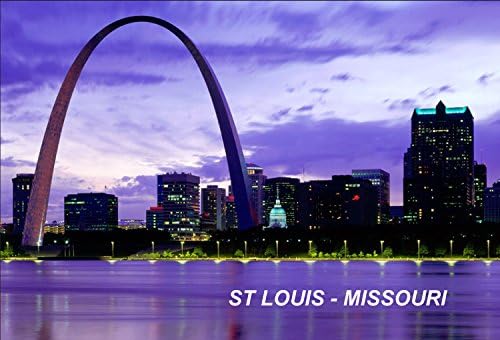 Missouri USA United States Fridge Refrigerator Magnets (1 Piece, Style: St Louis #P8)