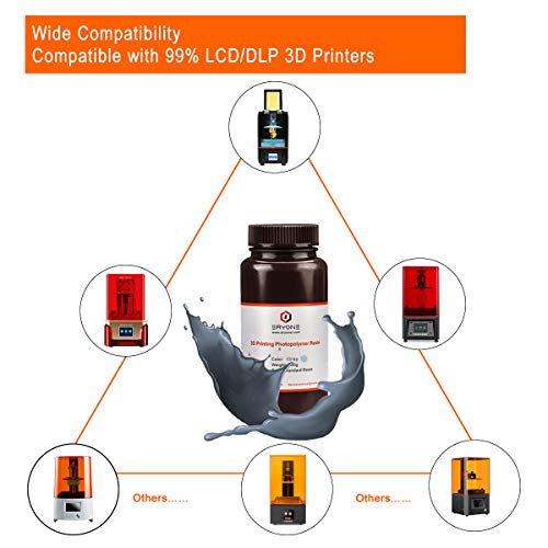 ERYONE-405nm-Resina-UV-para-impresora-DLP-LCD-3D-Fotopolmero-Translcido-05kg-Gris