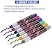 Philonext Temporary Hair Chalk Set, Colorful Hair Chalk Pens, Temporary Non-Toxic Portable Hair Coloring Chalk for Girls, Great Birthday Gifts Present for Girls (6 Pcs)