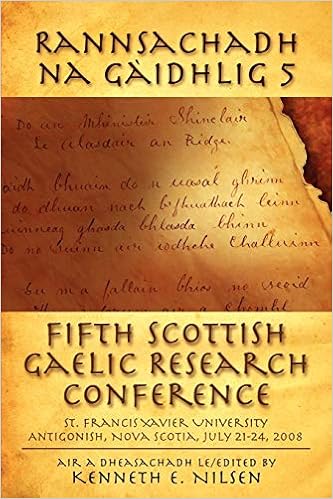 Rannsachadh Na Gaidhlig 5 Fifth Scottish Gaelic Research Conference Nilsen Kenneth E 9781897009468 Amazon Com Books