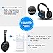 Mpow H8 Active Noise Cancelling Bluetooth Headphones Over Ear/On Ear Compact, Both Wired & Wireless Headphones w/mic, Stereo Foldable Headset with Carrying Case for PC/Cell Phones/TV