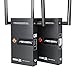 J-Tech Digital Wireless HDMI Extender 1080p Transmitter & Receiver Kit Auto-Select Frequencies with no Interference, up to 660 ft and IR Remote Extension (up to 5 Pairs in 1 Area) [JTECH-WEX310]
