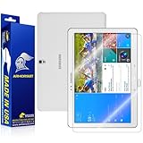ArmorSuit MilitaryShield - Samsung Galaxy Tab Pro 10.1 Screen Protector + White Carbon Fiber Full Body Skin Protectorw/ Lifetime Replacements