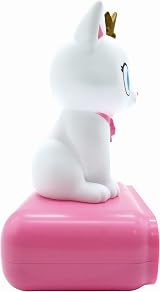 Lexibook Kitten Nightlight Alarm Clock Pink view 2
