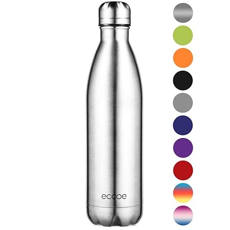 Ecooe Thermosflaschen 750 ml doppelwandig Trinkflasche edelstahl Wasserflasche Vakuum Isolierflasche