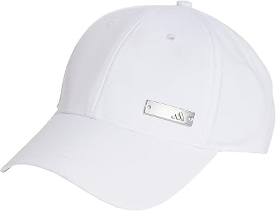 Unisex Baseball Lightweights Metal Hat, White, S-M