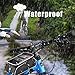 uniwood Bike Front Frame Bags Waterproof, Bicycle Handlebar Bag, Top Tube Mount Handlebar Bags, Bike Screen Phone Holder Case Sports Bicycle Bike Storage Bag Cycling Pack Fits Phones Below 6.0 Inches