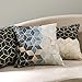 Pack of 4 MUILEE Decorative Three-Dimensional Small Diamond Throw Pillow Unique Design Covers Cushion Case Shell Pillow Case for Car Sofa Bed Couch