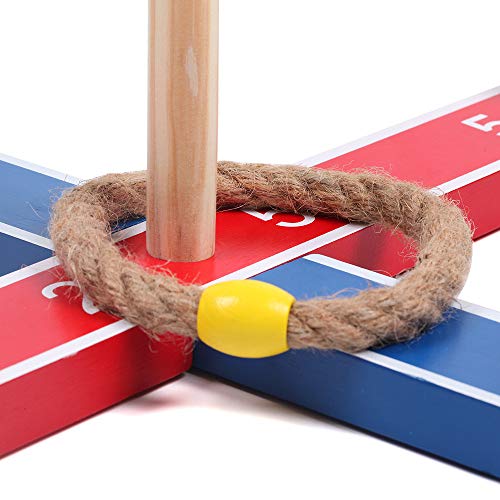 Mookis Classic Outdoor Ring Toss Games for Kids and Adults, Fun Famaily Party Games, Simple Yard Lawn Games, Birthday & Festival Gifts - Thumbnail 2